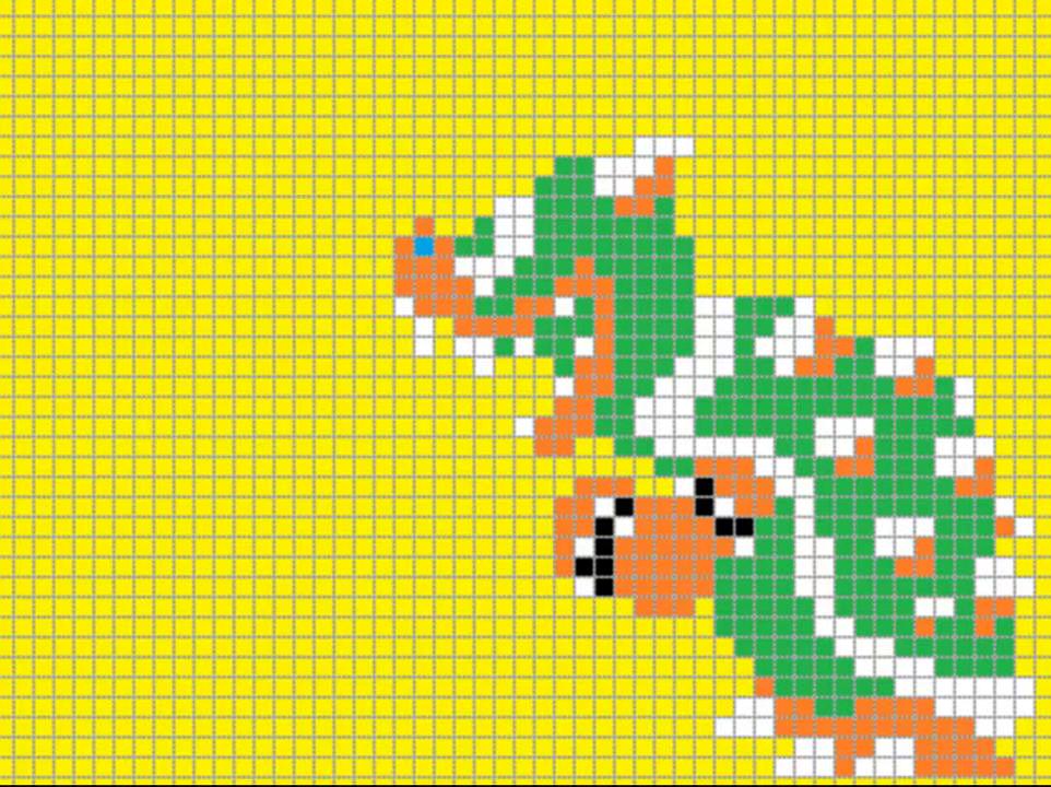 Bowser Pixel Art Templates